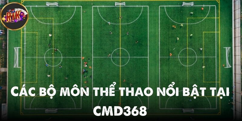 Các bộ môn thể thao nổi bật tại CMD368 được yêu thích 2025